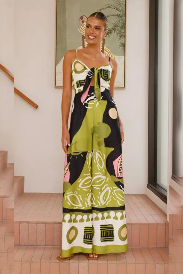 Zarielle™ | Printed Cami Jumpsuit