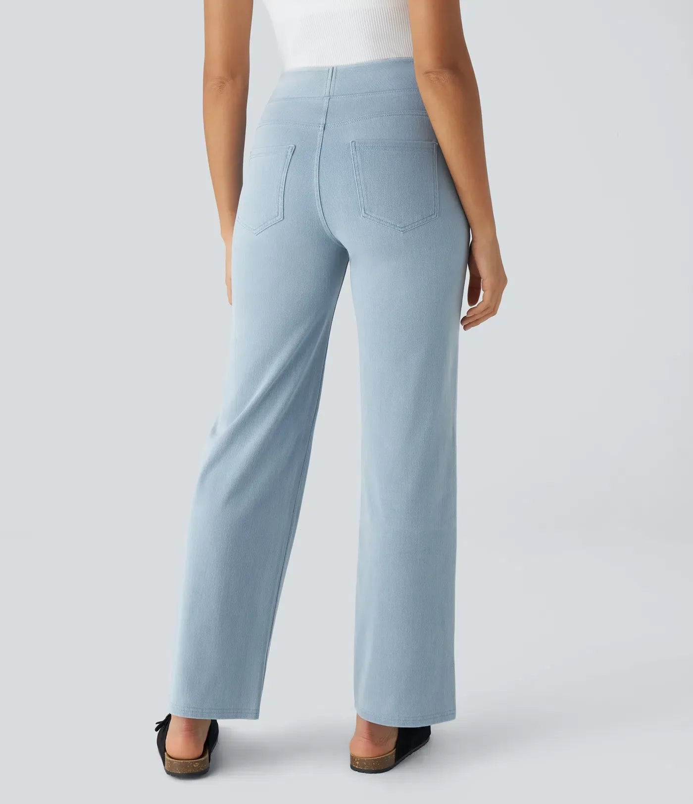 Mila | Elastische & Comfortabele Broek Met Hoge Taille