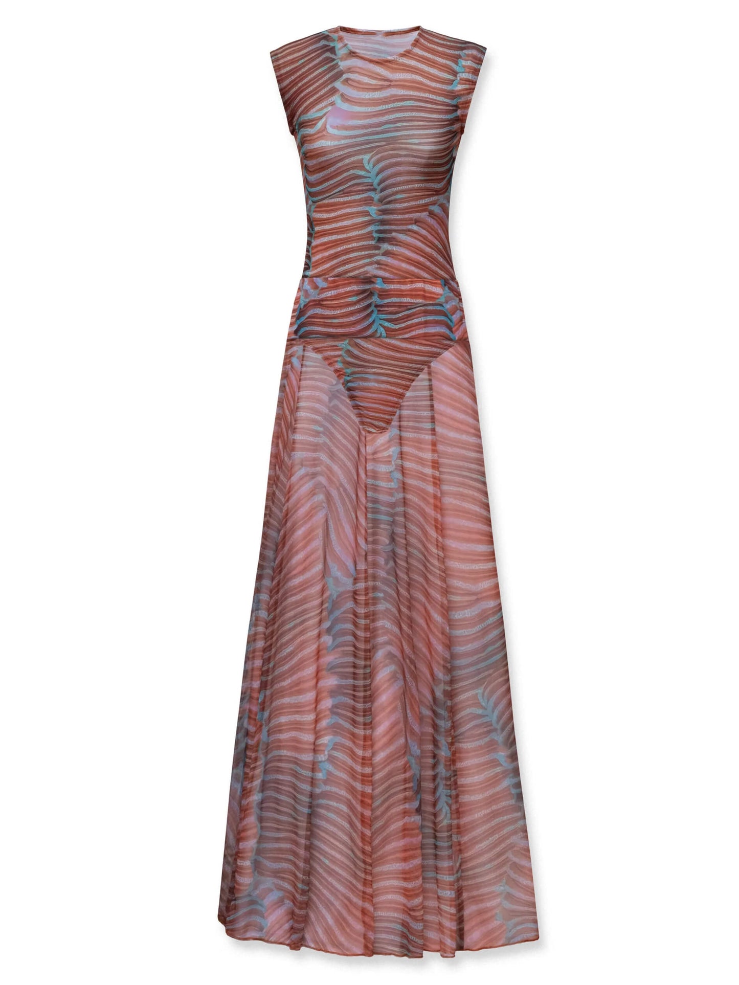 Sierra™ | Sunset Sheer Maxi Dress