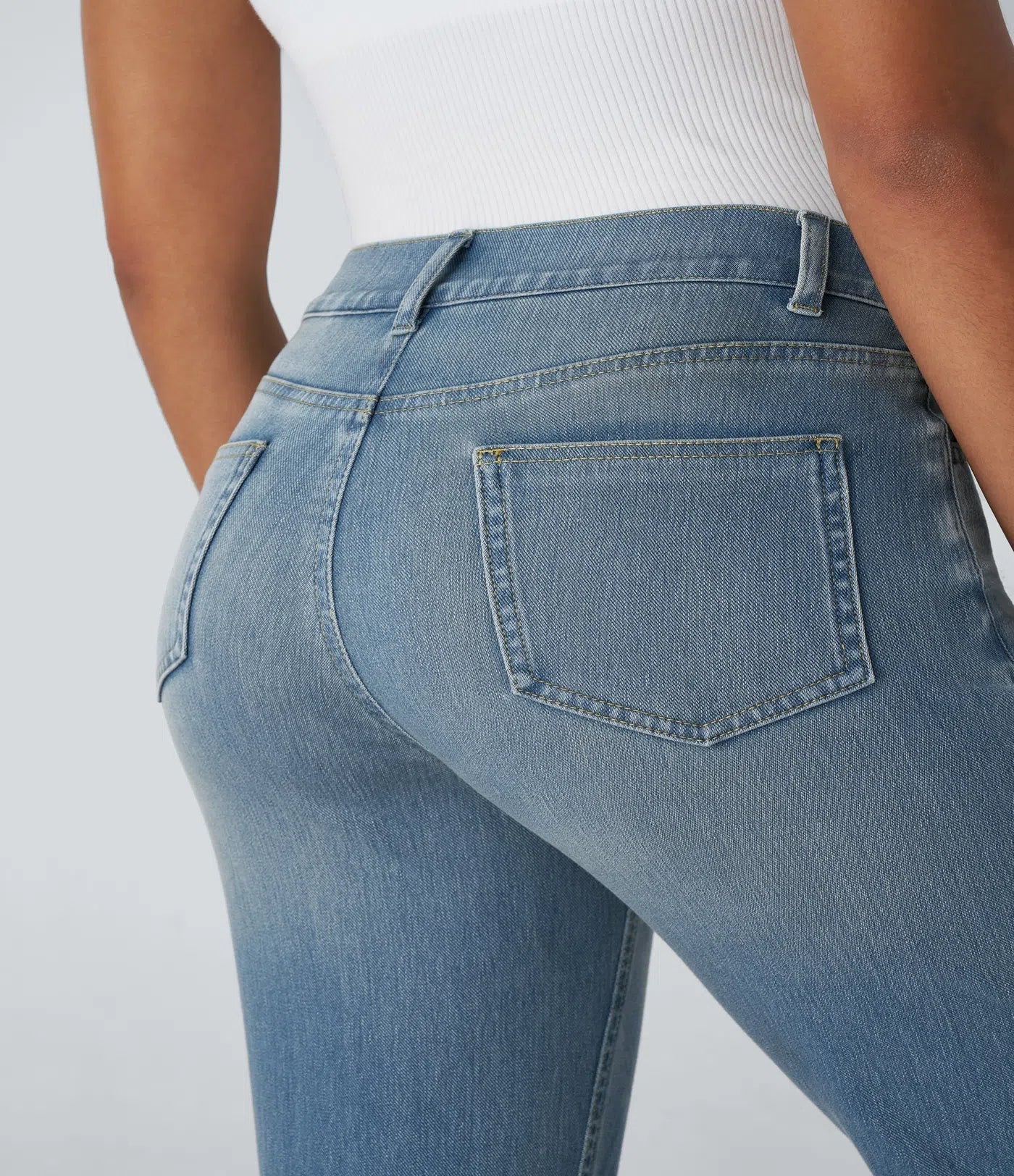 Anna | Elastische broek met hoge taille