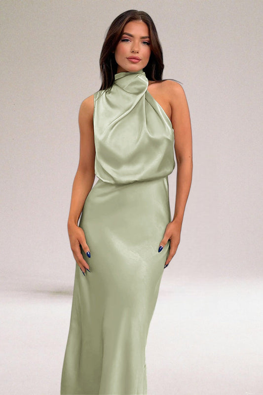 Laluna® | Satijnen Glamour Jurk