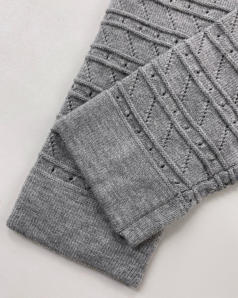 V-Neck Knit Dress