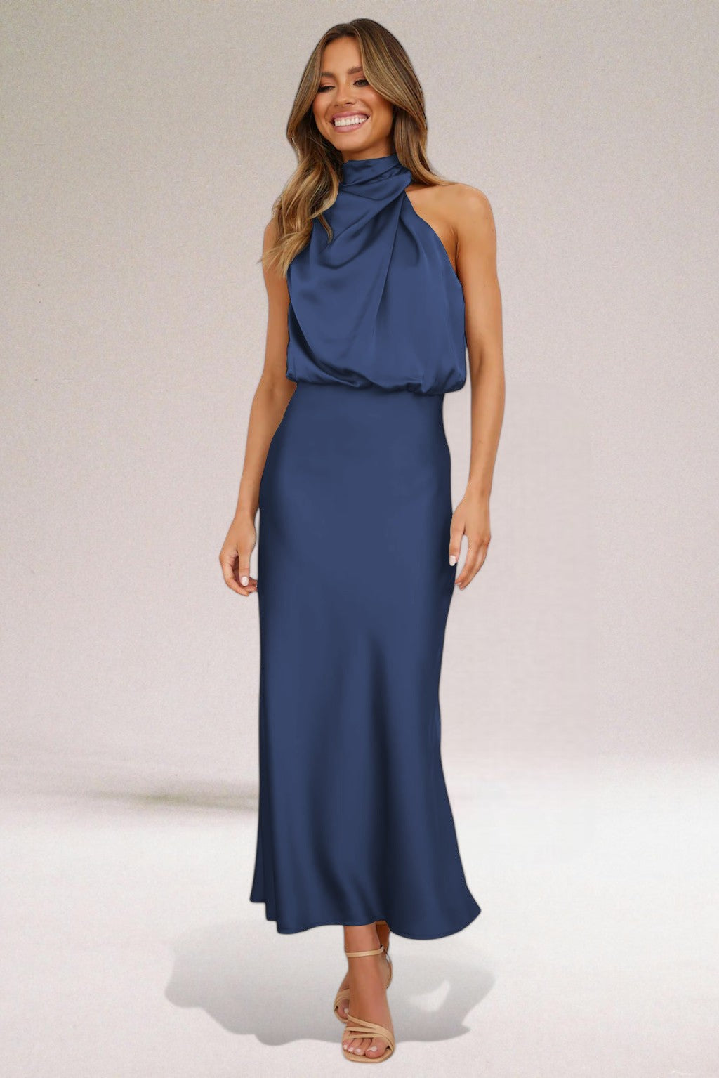 Laluna® | Satijnen Glamour Jurk
