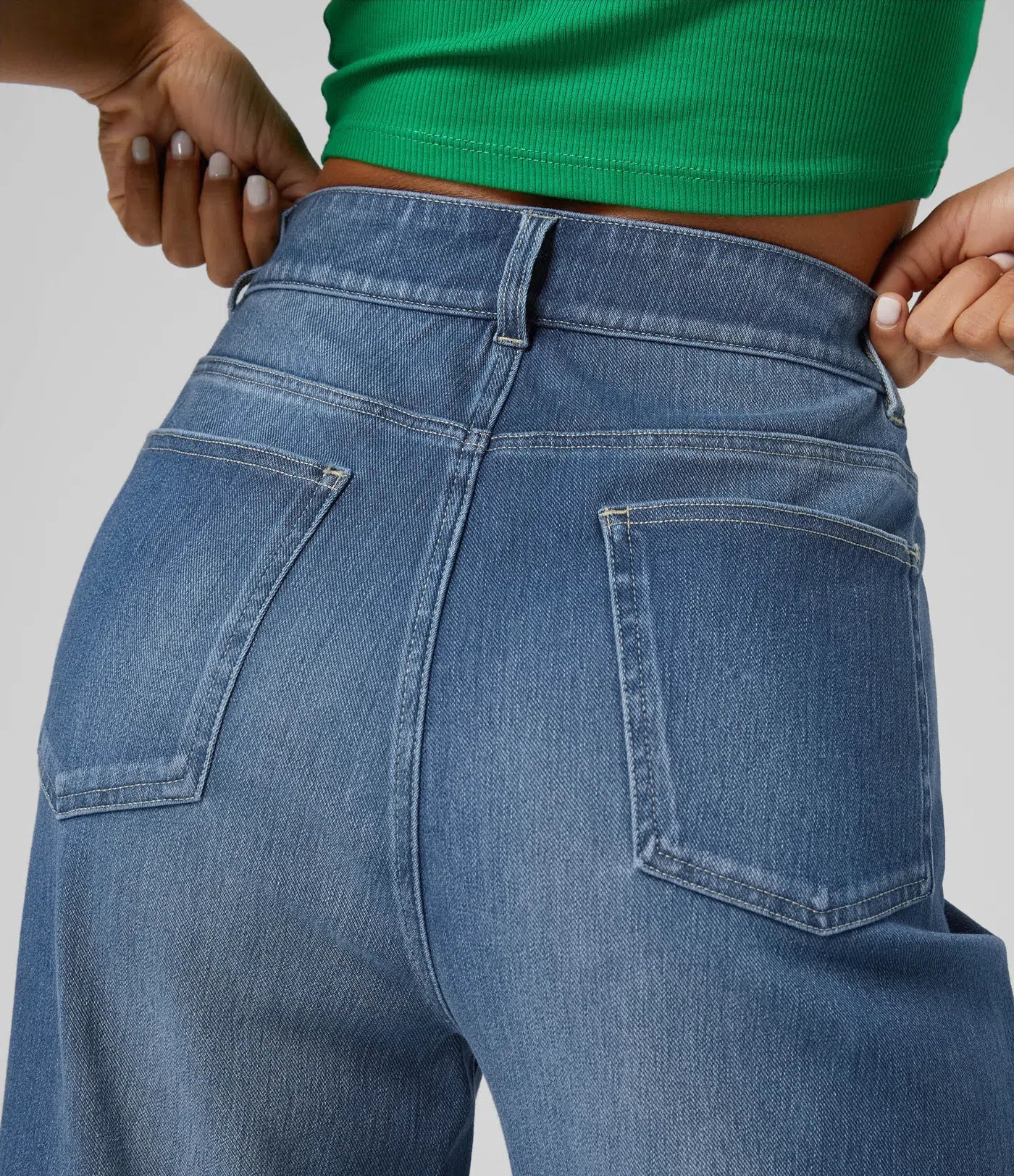 Lara | Wijde Jeans Met Hoge Taille
