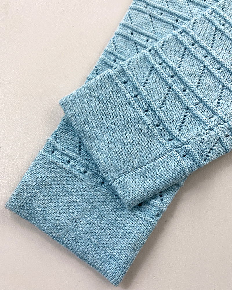 V-Neck Knit Dress
