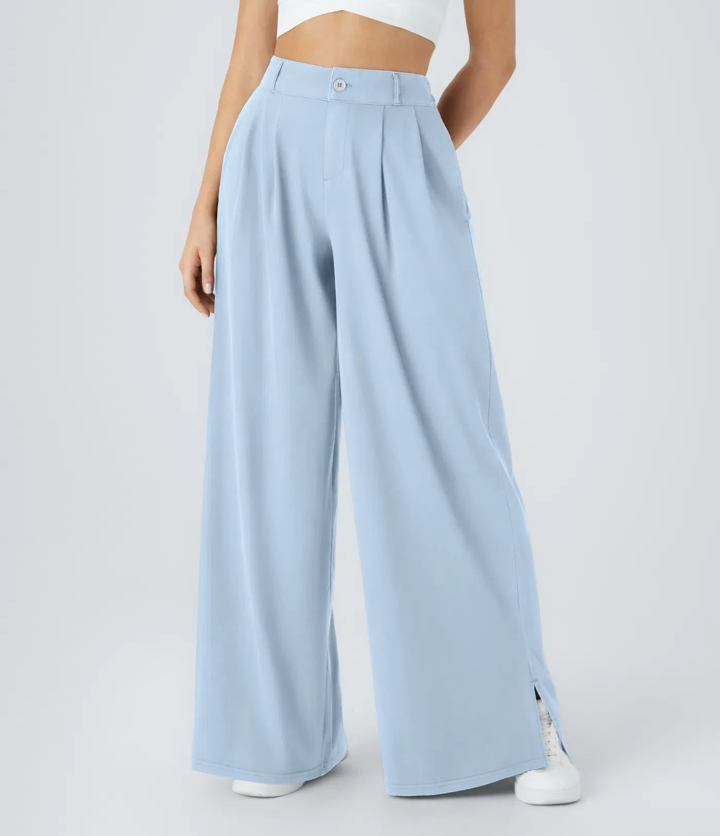 Sara | Stretchy broek met hoge taille