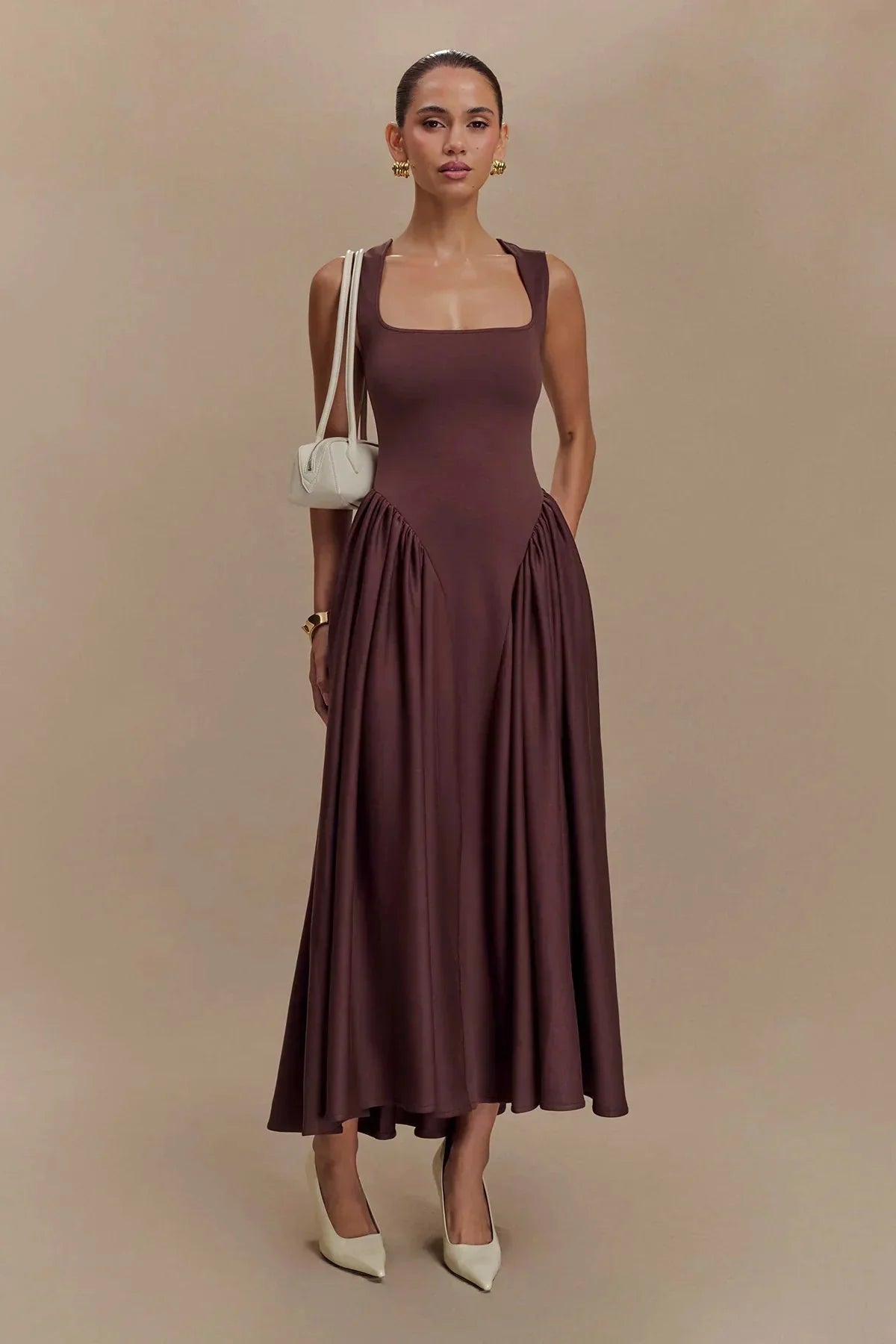 Elysian™ | Cacao Midi Dress
