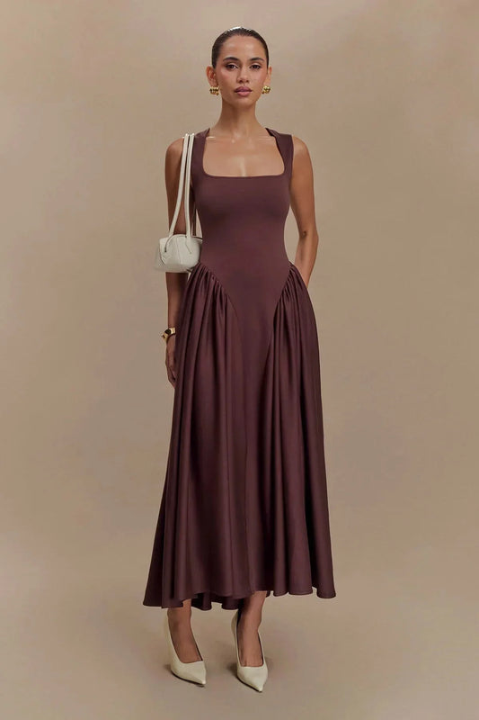 Elysian™ | Cacao Midi Dress