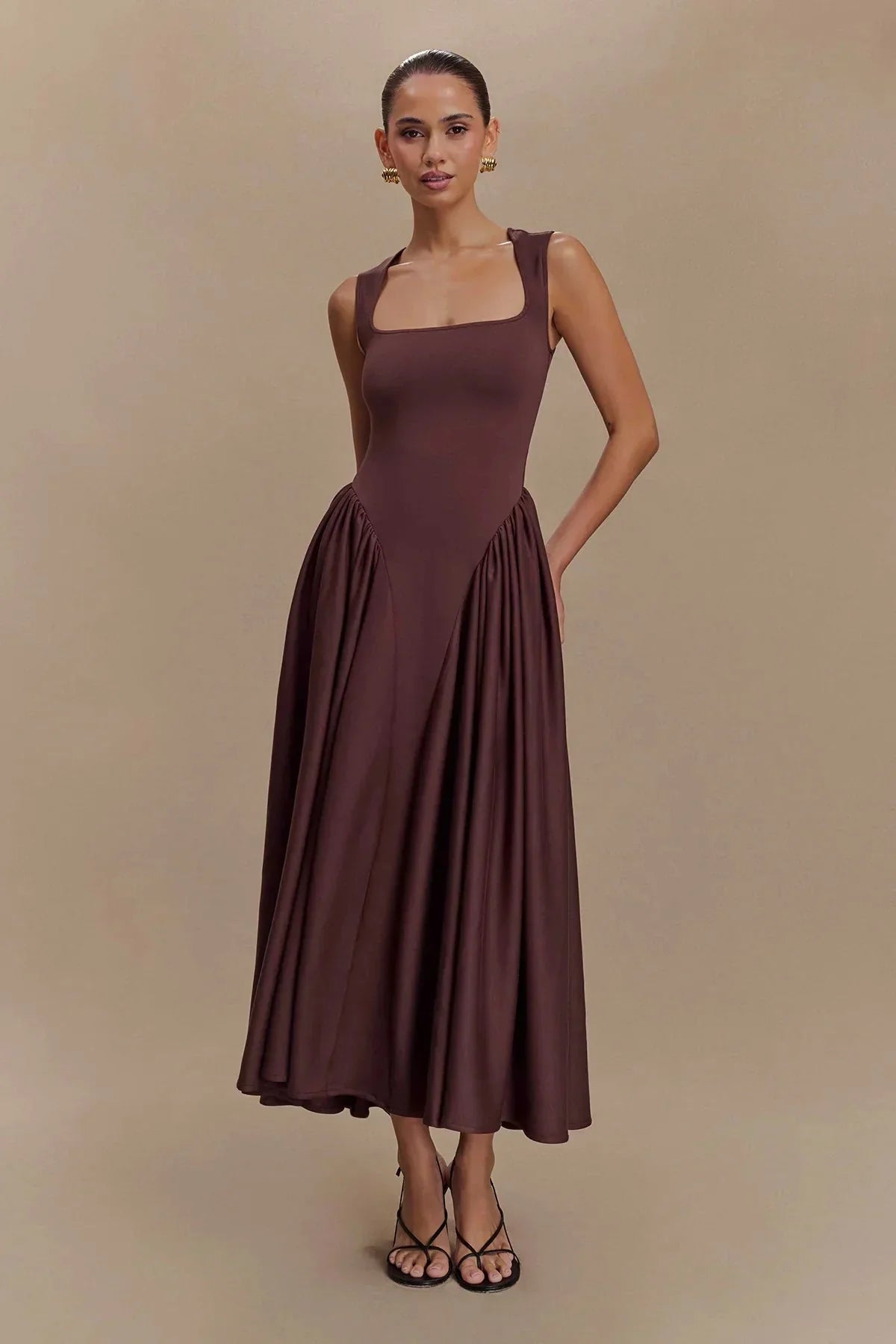 Elysian™ | Cacao Midi Dress