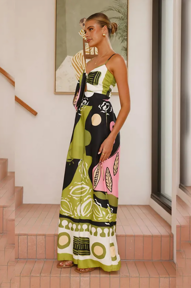 Zarielle™ | Printed Cami Jumpsuit