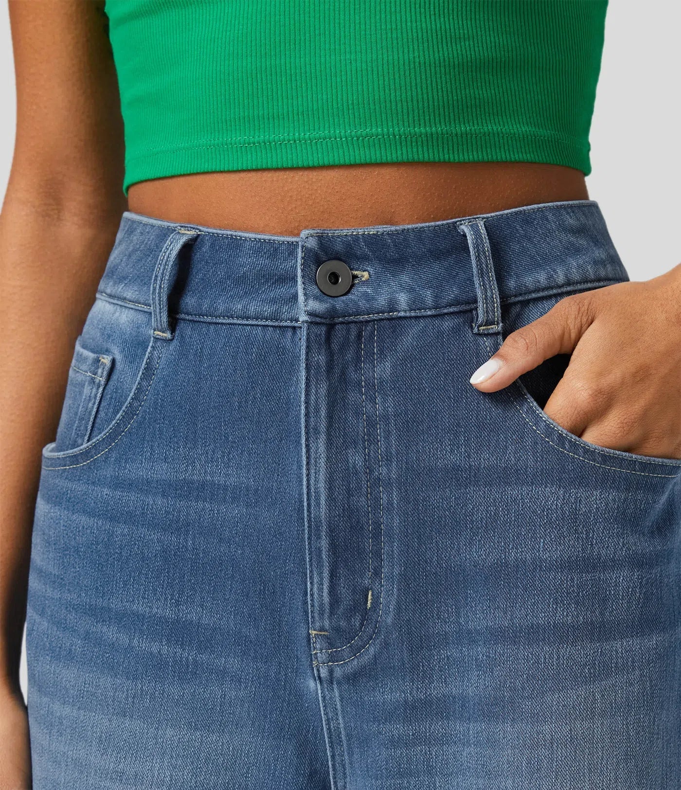 Lara | Wijde Jeans Met Hoge Taille