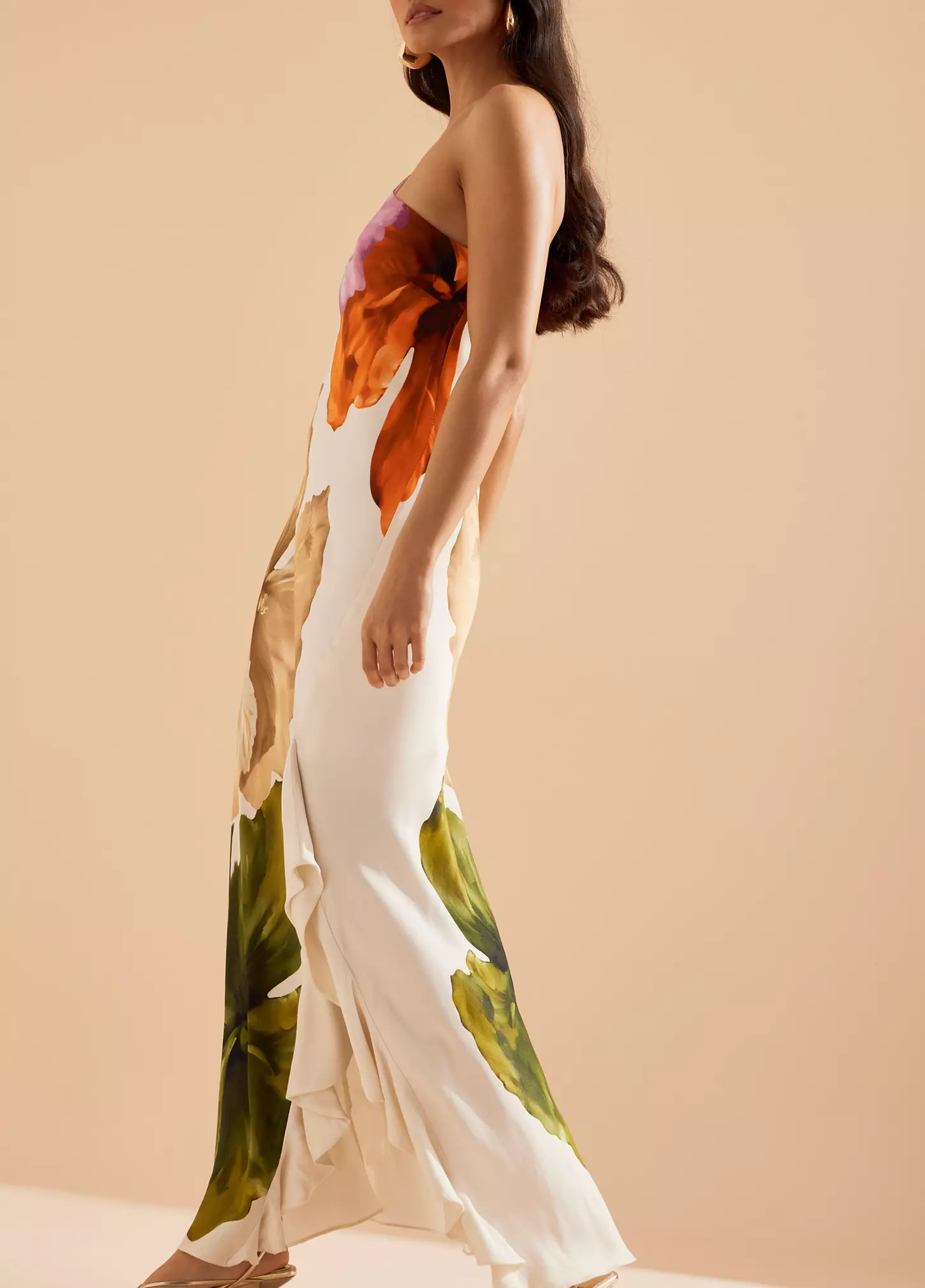 Veyra™ | Botanical One-Shoulder Maxi