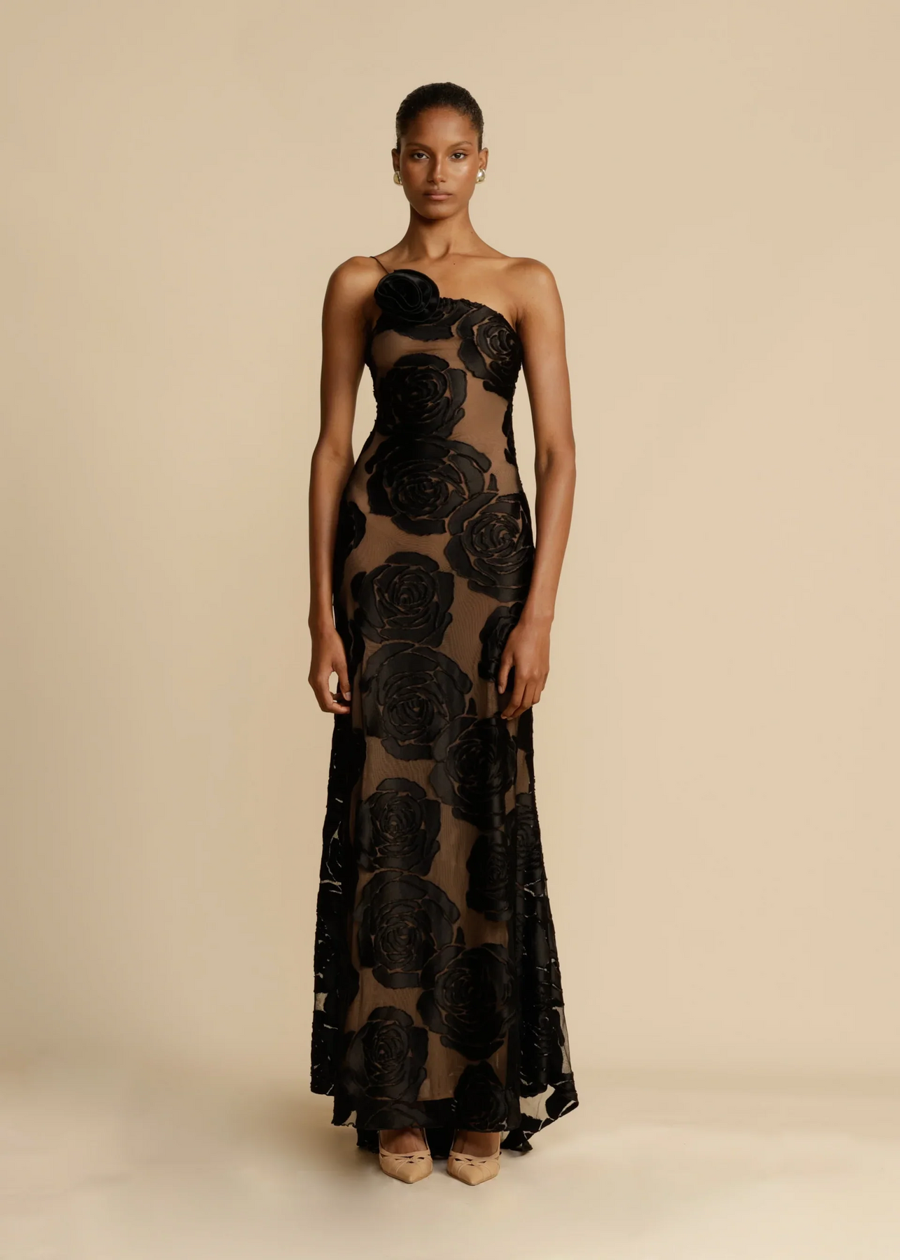 Tarran™ | Burnt Flower Maxi Dress