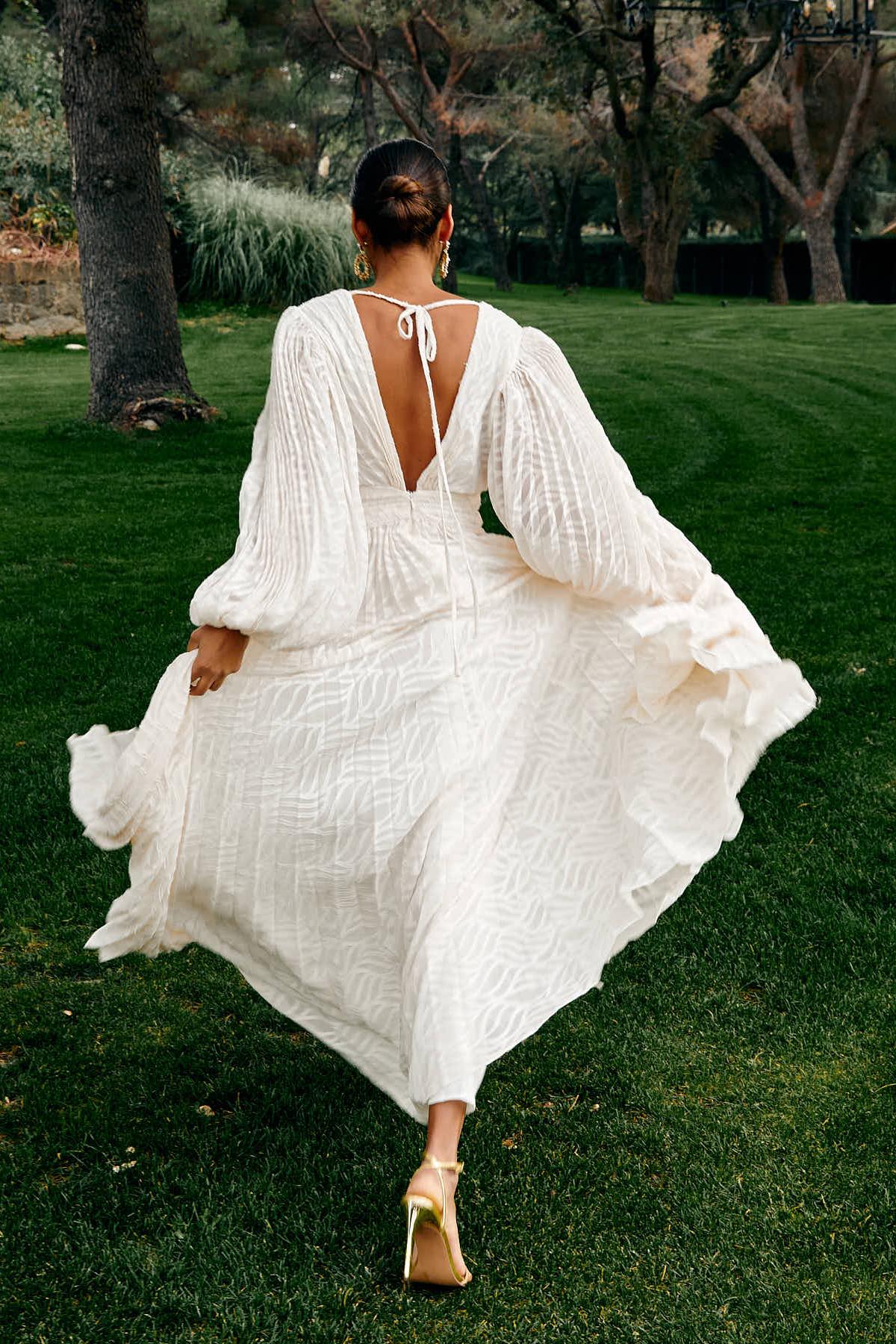 Lunaria™ | Cream Maxi Dress