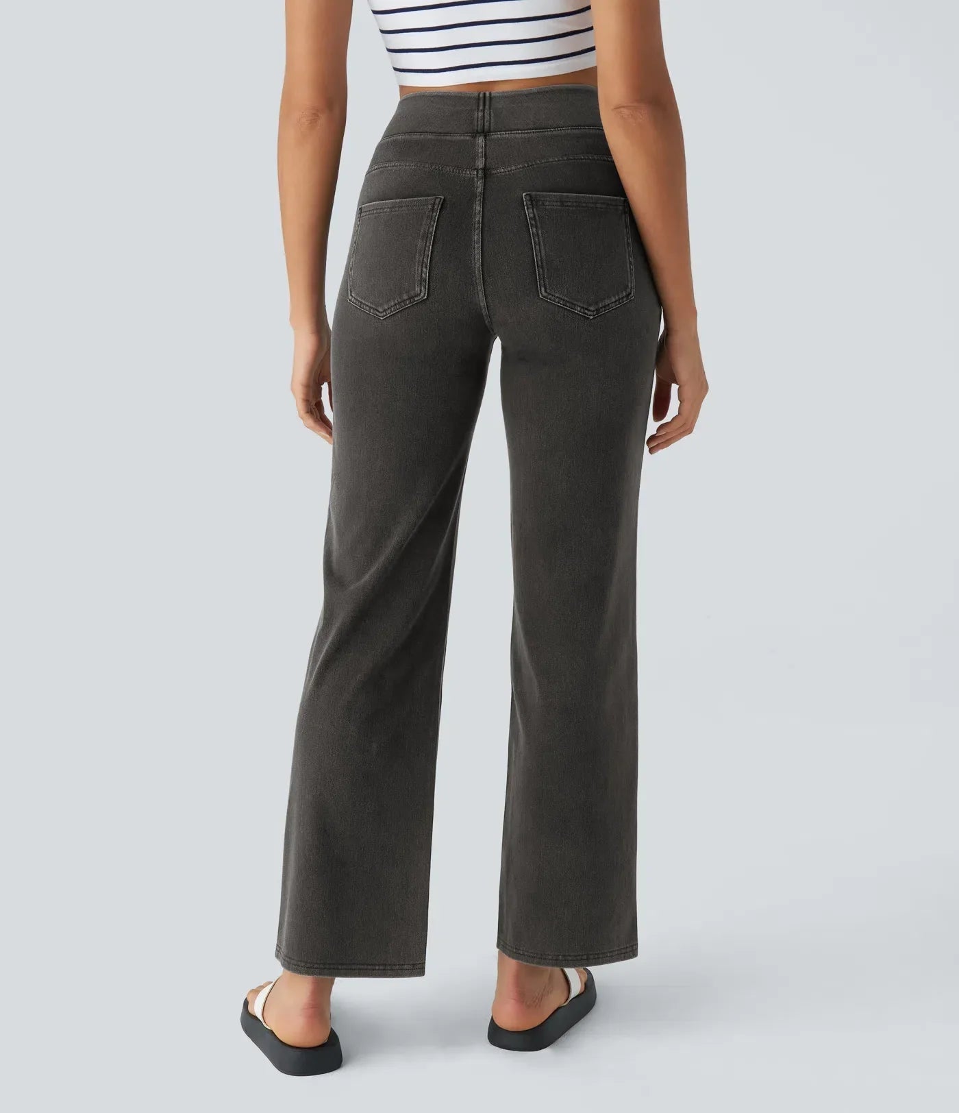 Mila | Elastische & Comfortabele Broek Met Hoge Taille