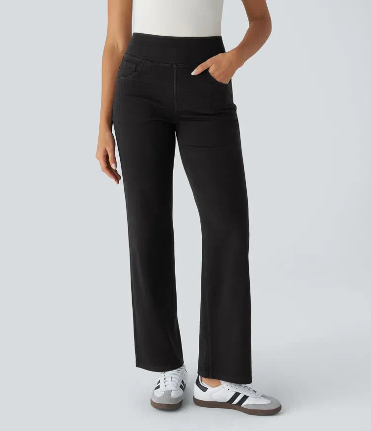 Mila | Elastische & Comfortabele Broek Met Hoge Taille