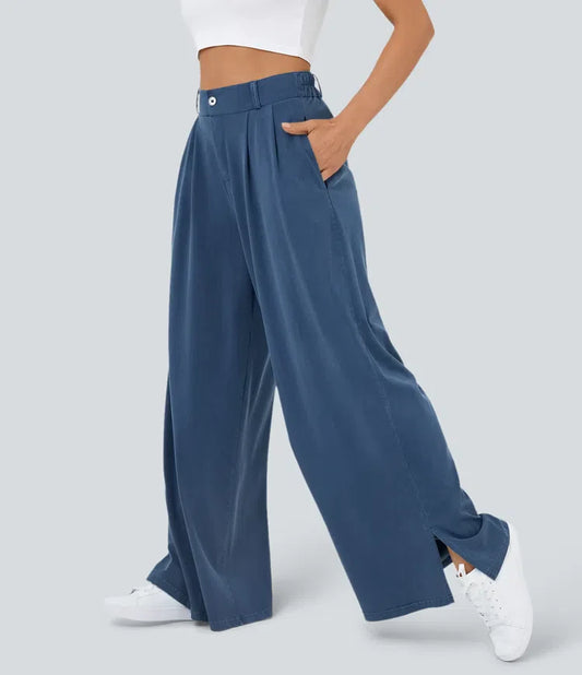 Sara | Stretchy broek met hoge taille