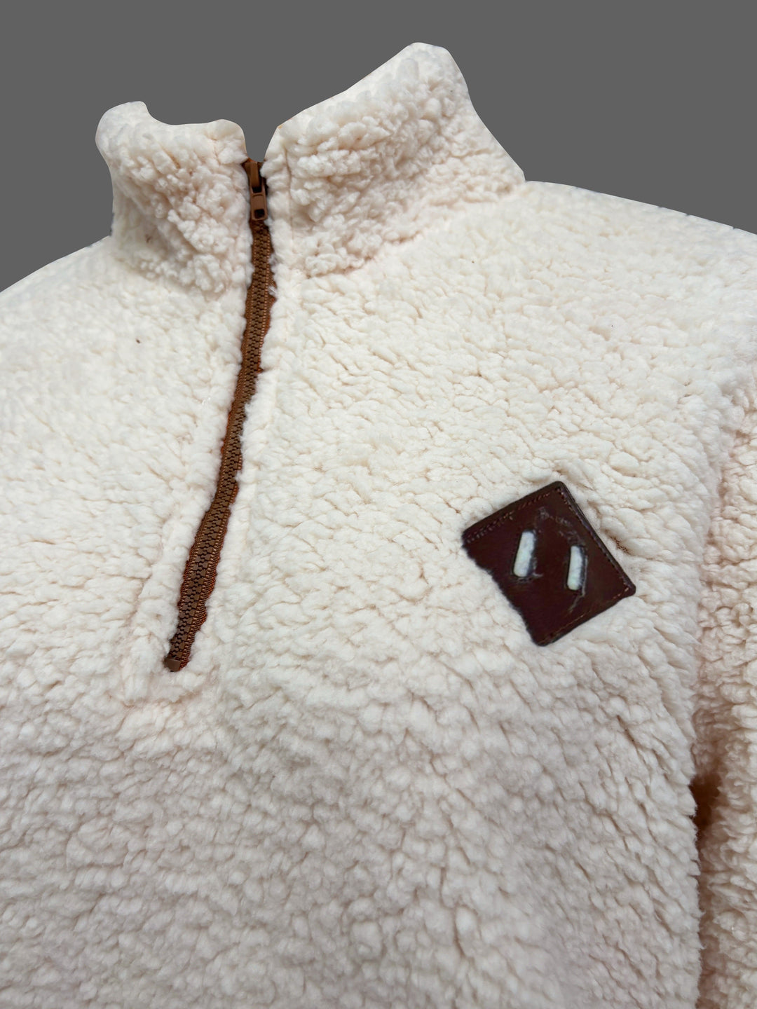 Lily | Patch Quarter Zip Pullover