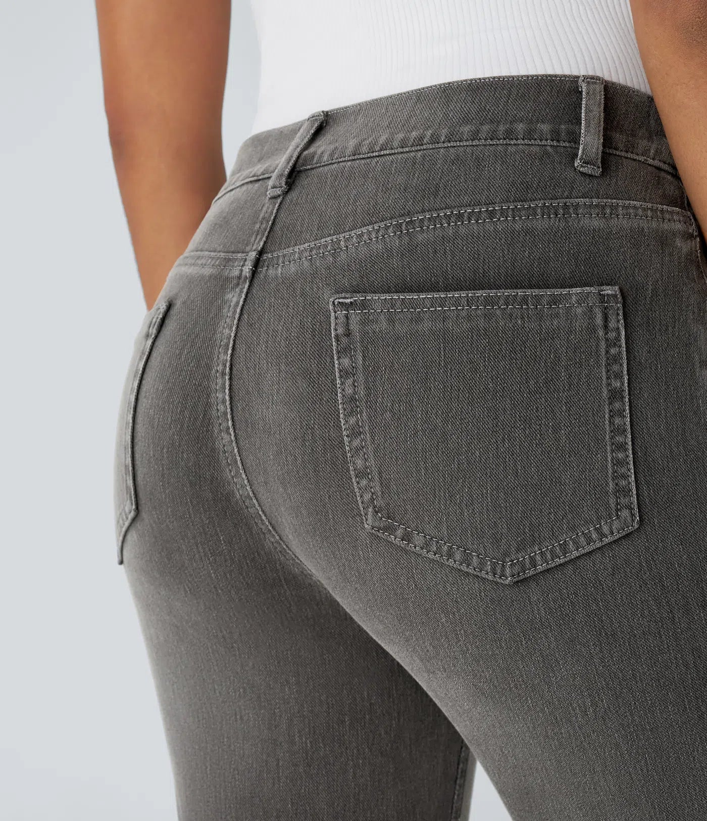 Anna | Elastische broek met hoge taille