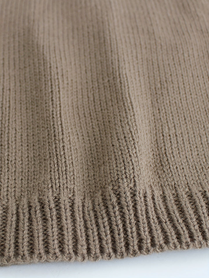 Erin | Striped Zipper Pullover Sweater