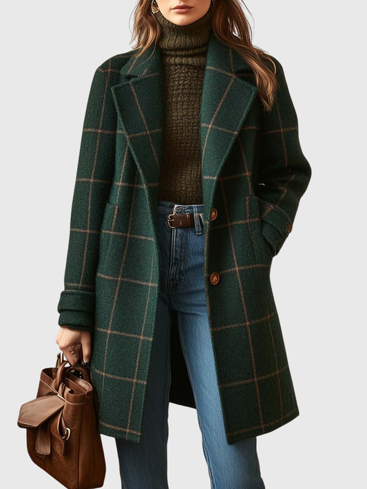 Celeste | Checked Coat