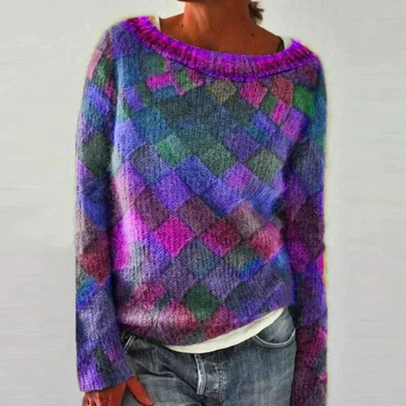 Ivy | Stylish Ribbed Knit Sweater