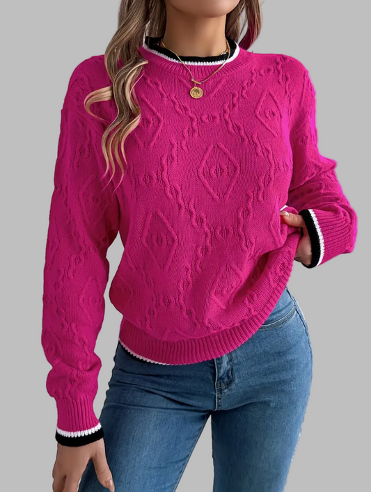 Eva | Crew Neck Classic Sweater