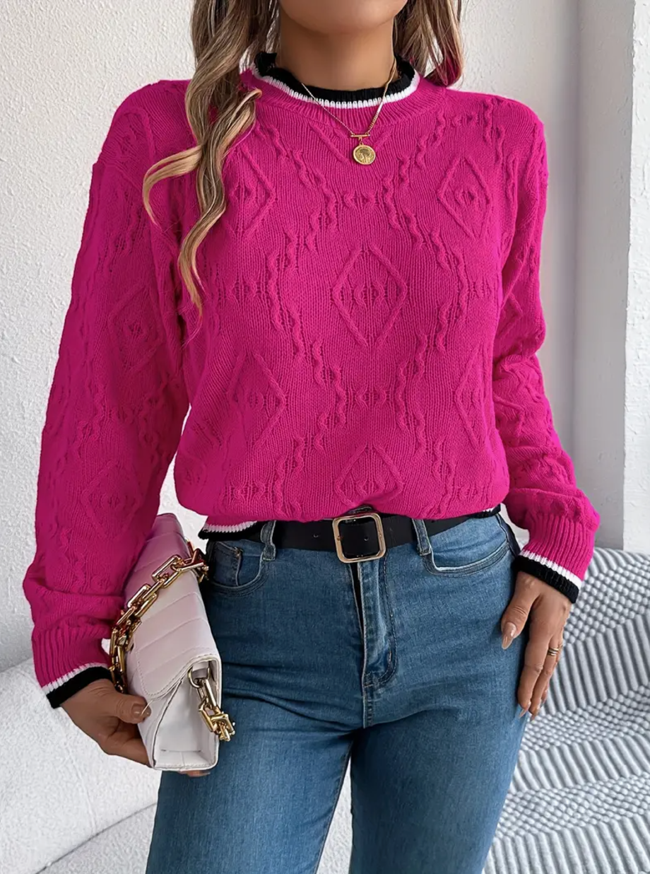 Eva | Crew Neck Classic Sweater