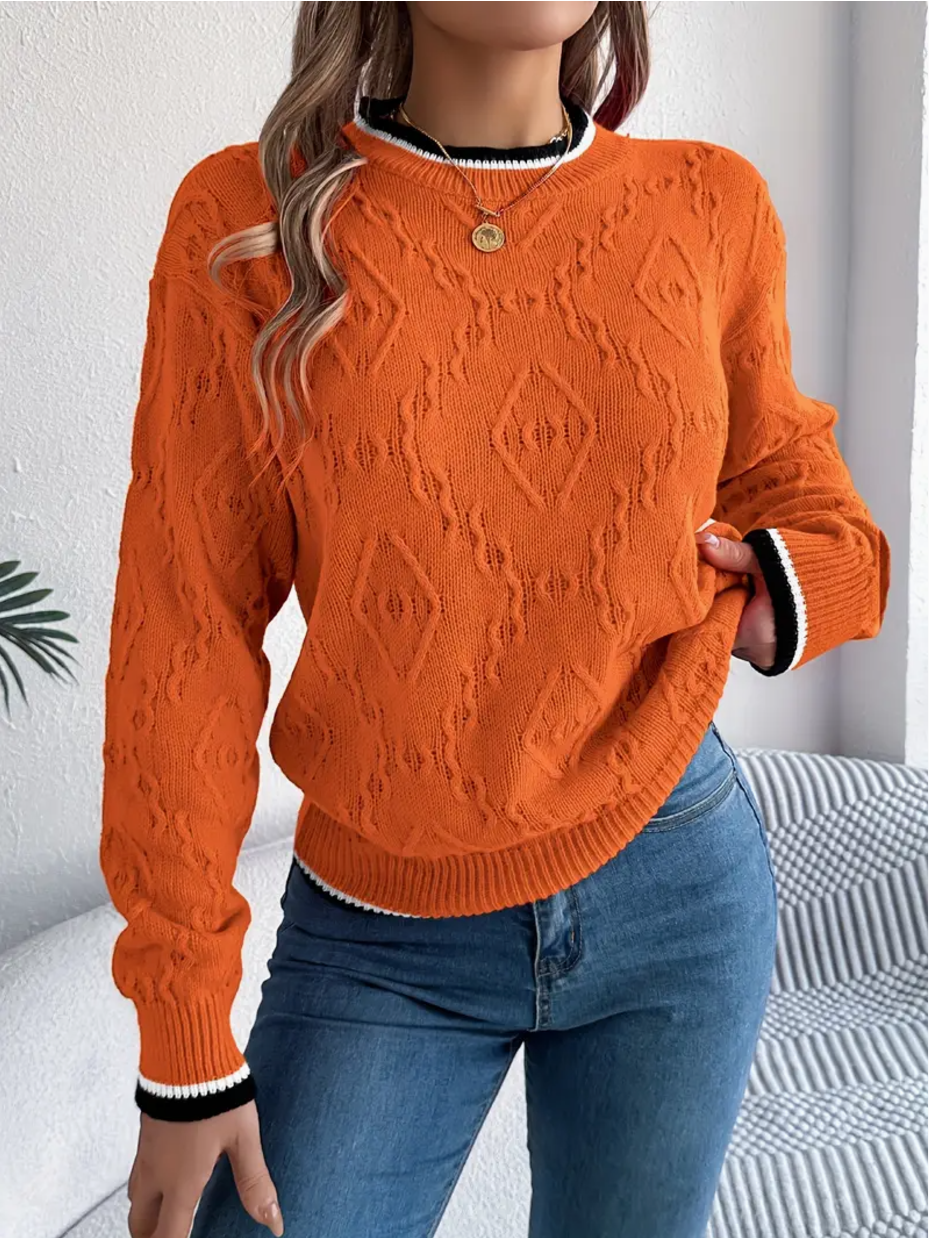 Eva | Crew Neck Classic Sweater