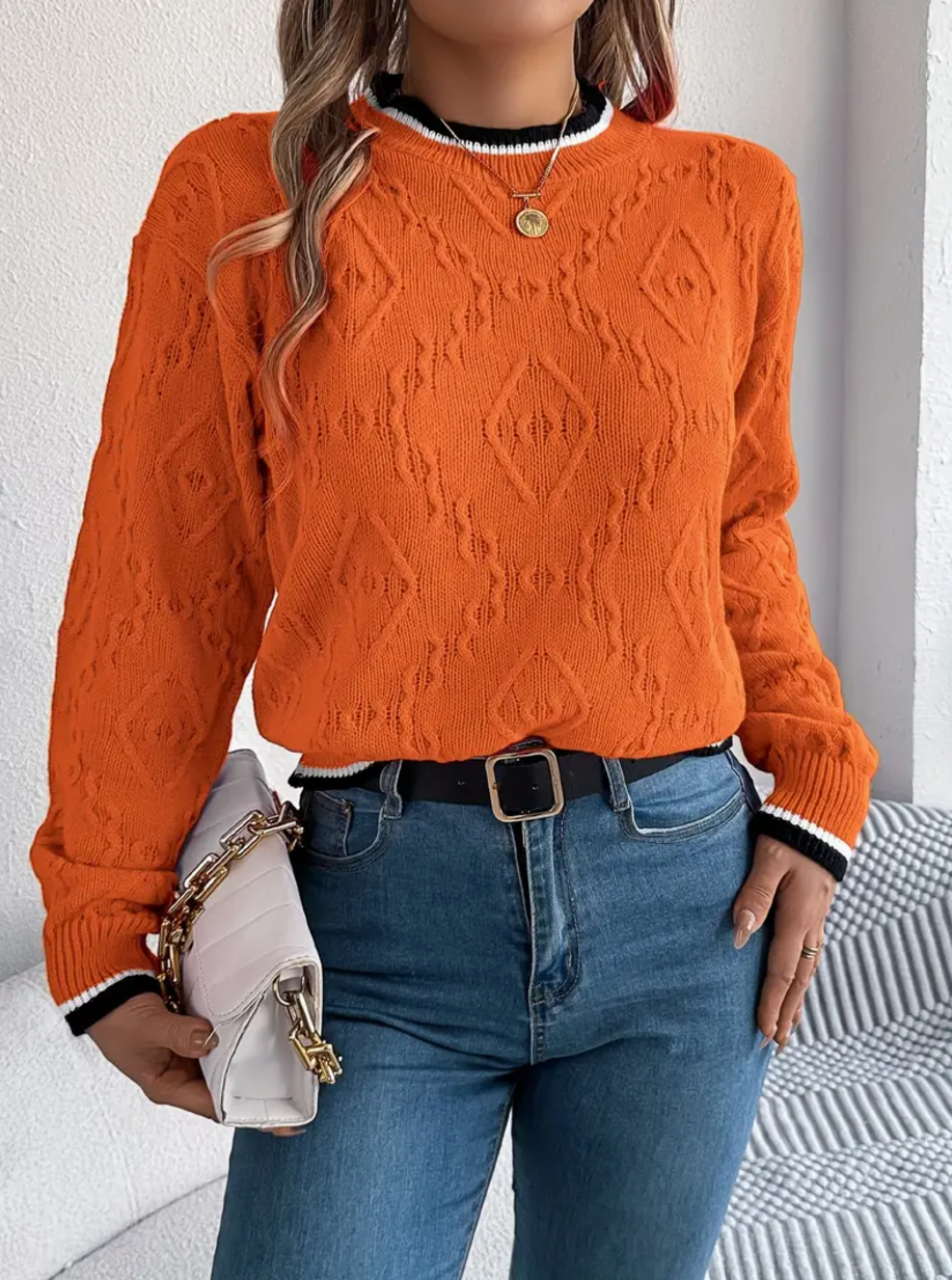 Eva | Crew Neck Classic Sweater