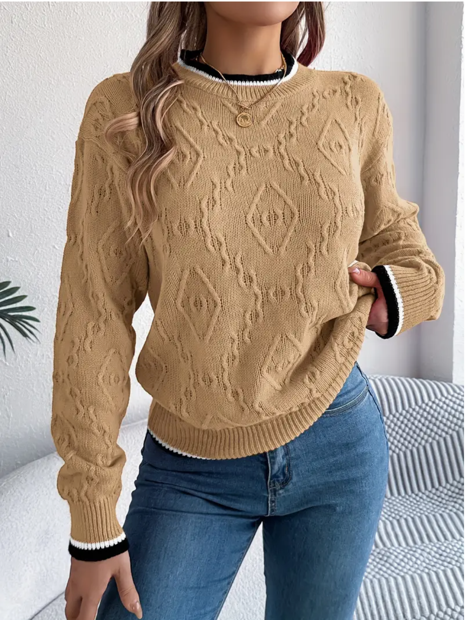 Eva | Crew Neck Classic Sweater