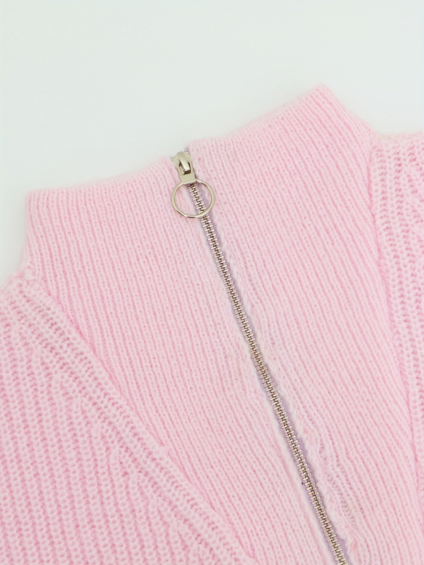 Faye | Casual Zip Front Sweater