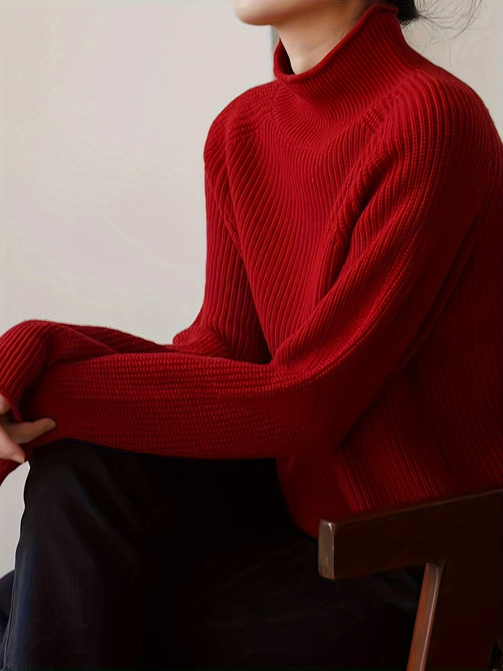 Kelly | High Neck Classic Sweater