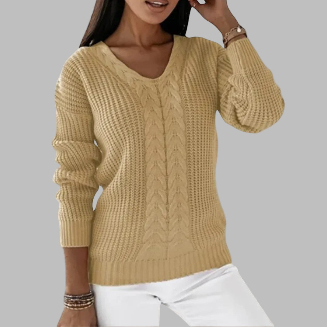 Bella | Relaxed Knit Crewneck Sweater