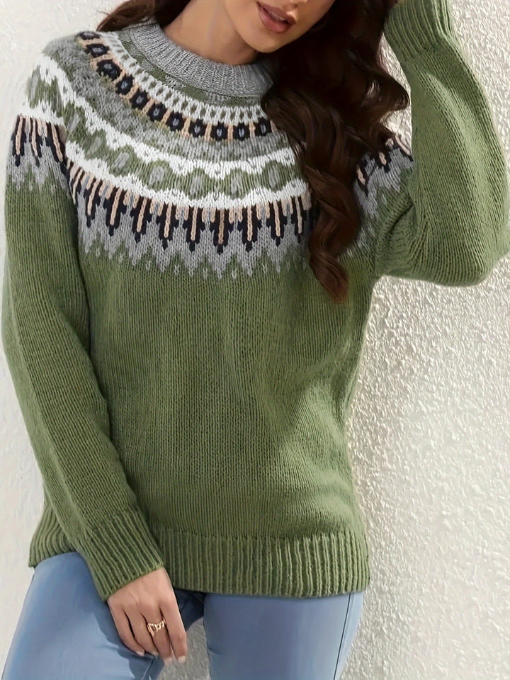 Leena | Cozy Textured Knit Sweater