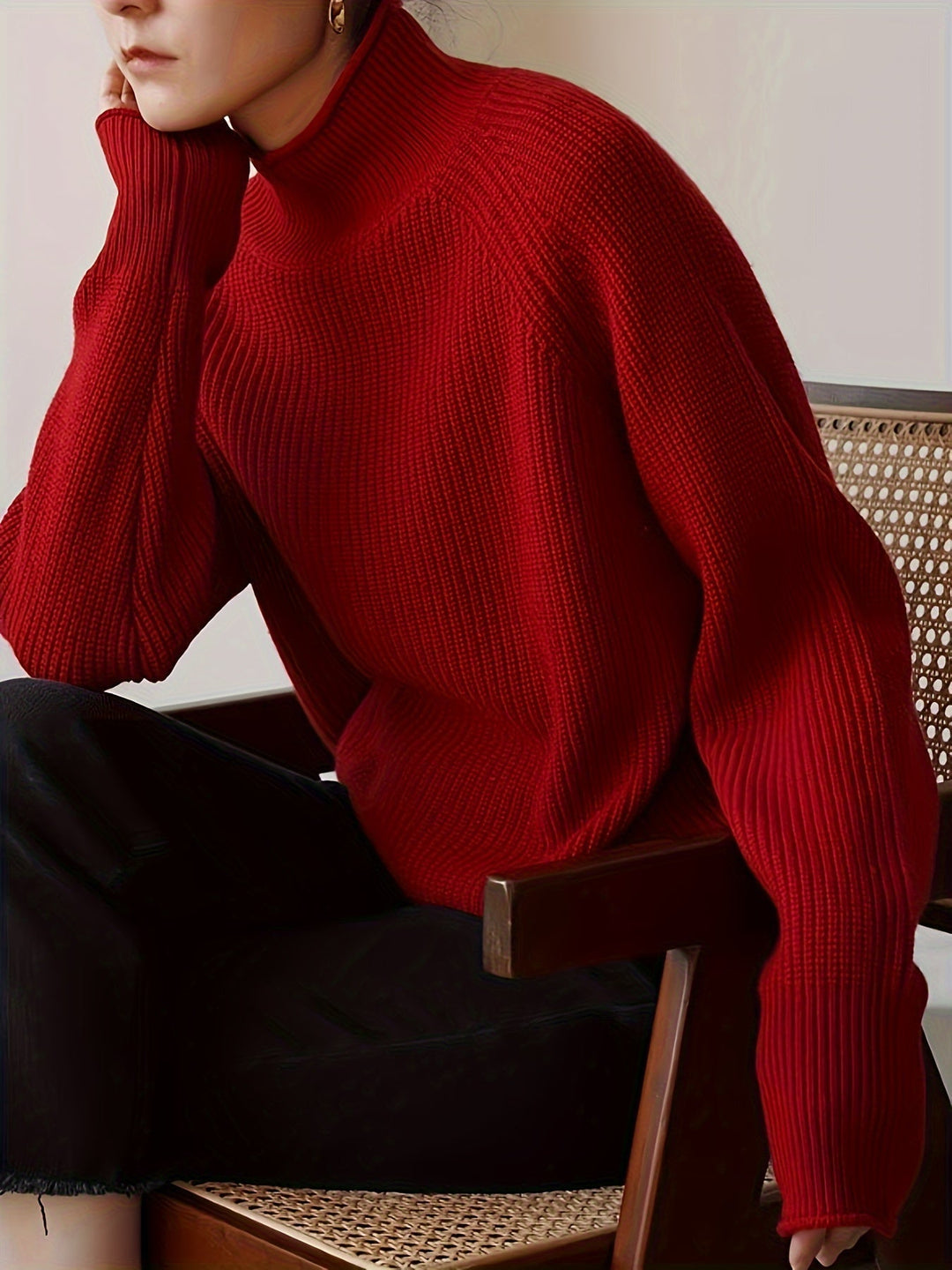 Kelly | High Neck Classic Sweater