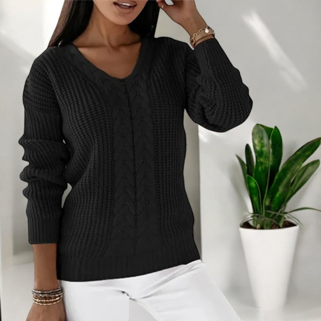 Bella | Relaxed Knit Crewneck Sweater
