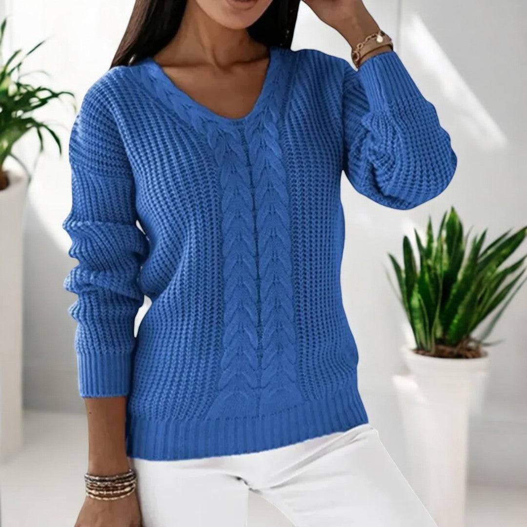 Bella | Relaxed Knit Crewneck Sweater