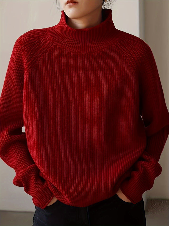 Kelly | High Neck Classic Sweater