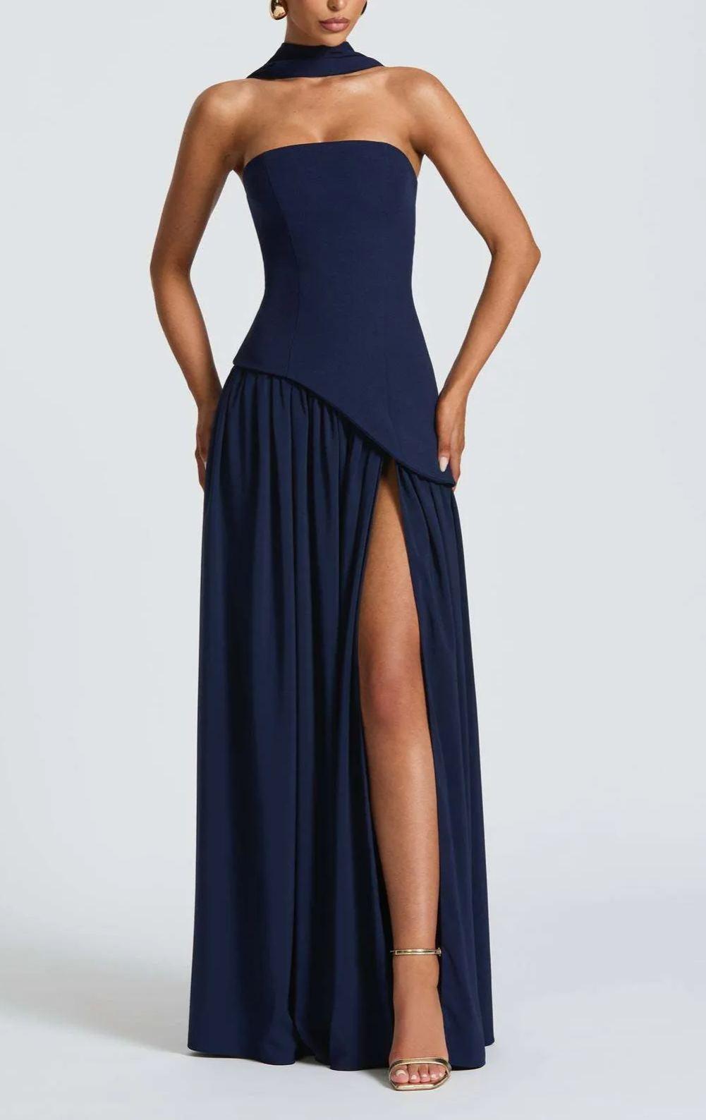 Avelisse™ | Ribboned Grace Strapless Maxi