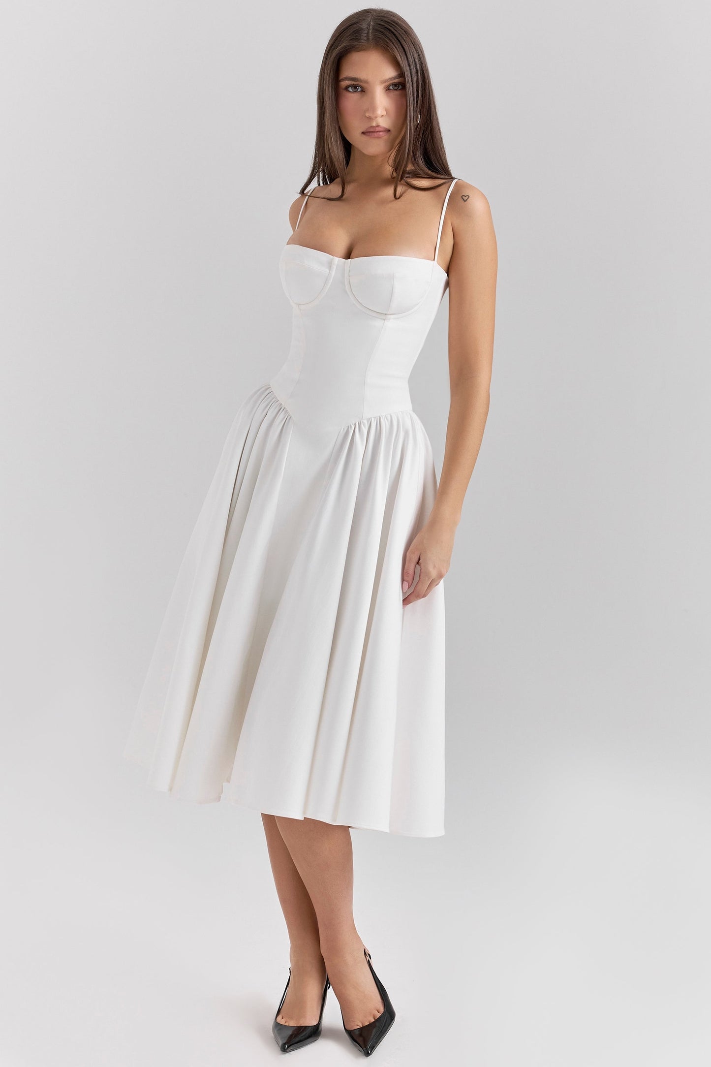Celine Corset Midi Dress