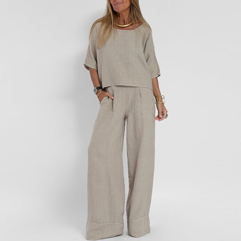 L'Aurore Linen Set by Chloé Rousseau