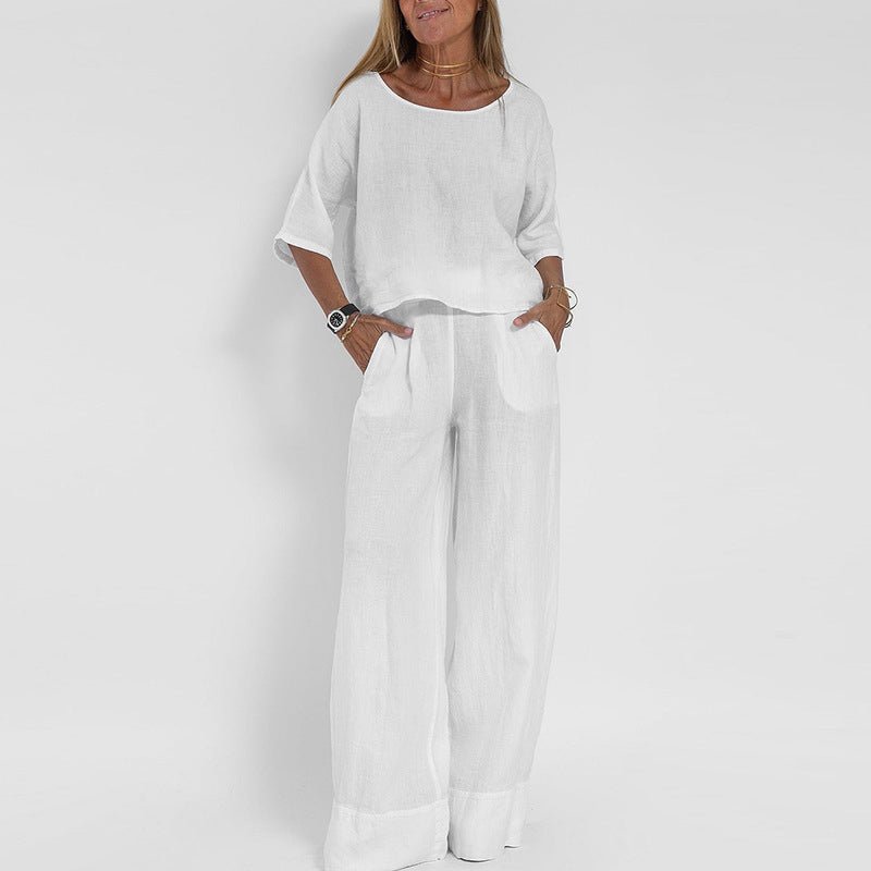 L'Aurore Linen Set by Chloé Rousseau