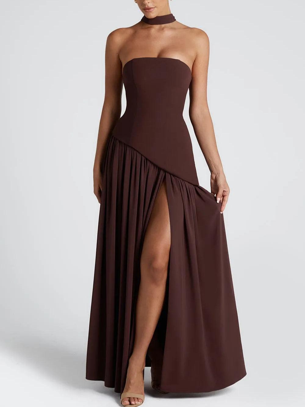 Avelisse™ | Ribboned Grace Strapless Maxi