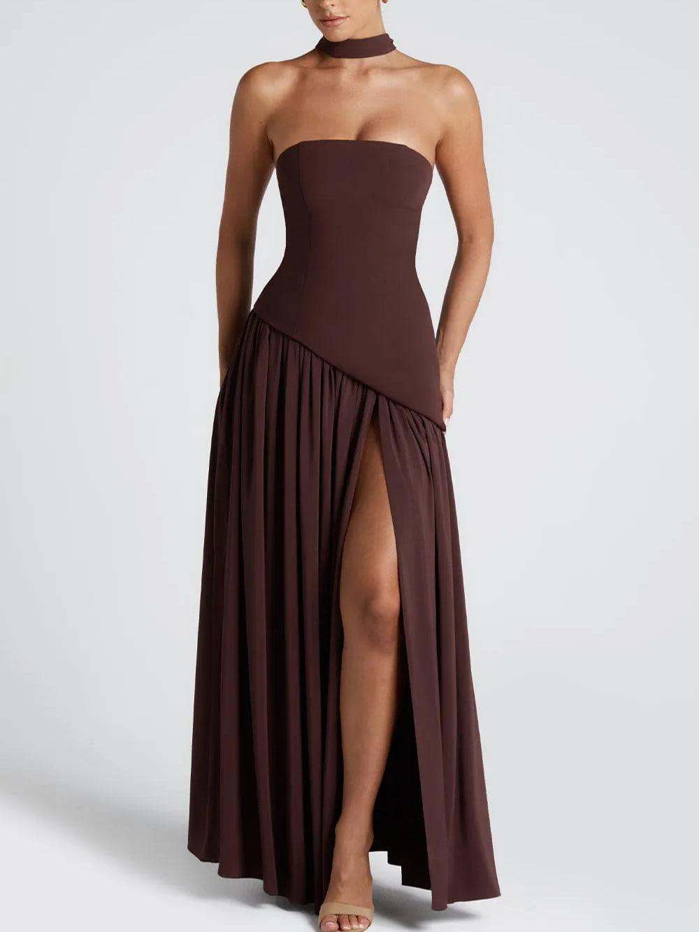 Avelisse™ | Ribboned Grace Strapless Maxi