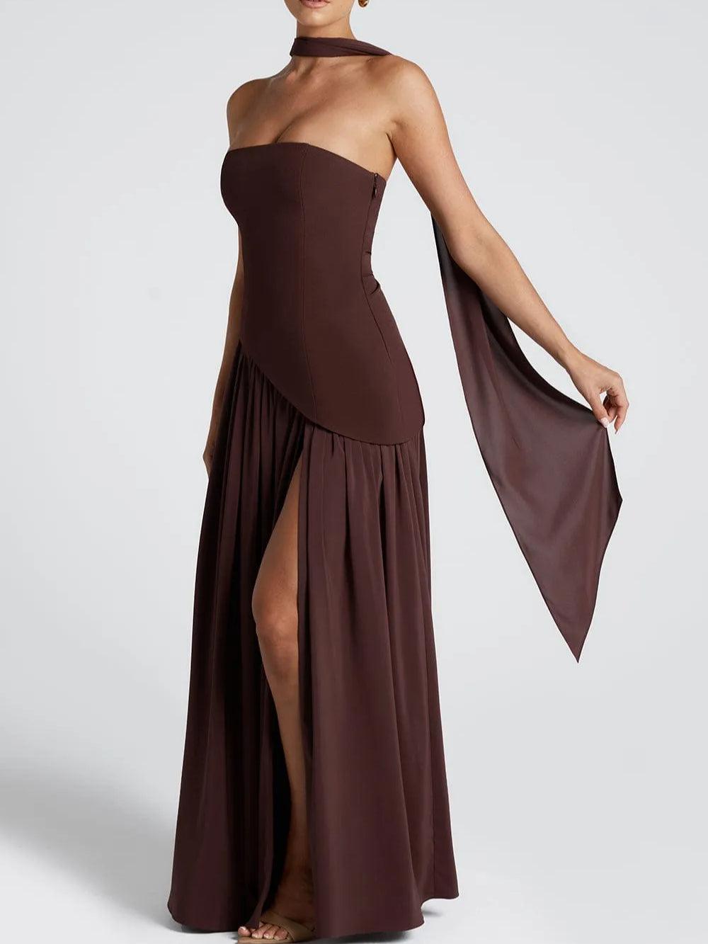 Avelisse™ | Ribboned Grace Strapless Maxi
