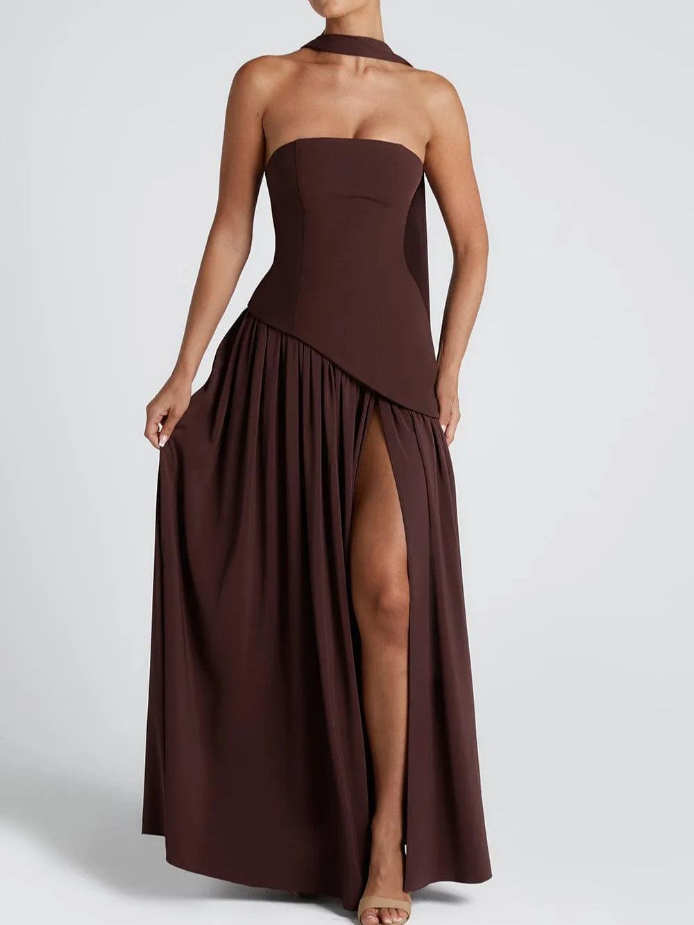 Avelisse™ | Ribboned Grace Strapless Maxi