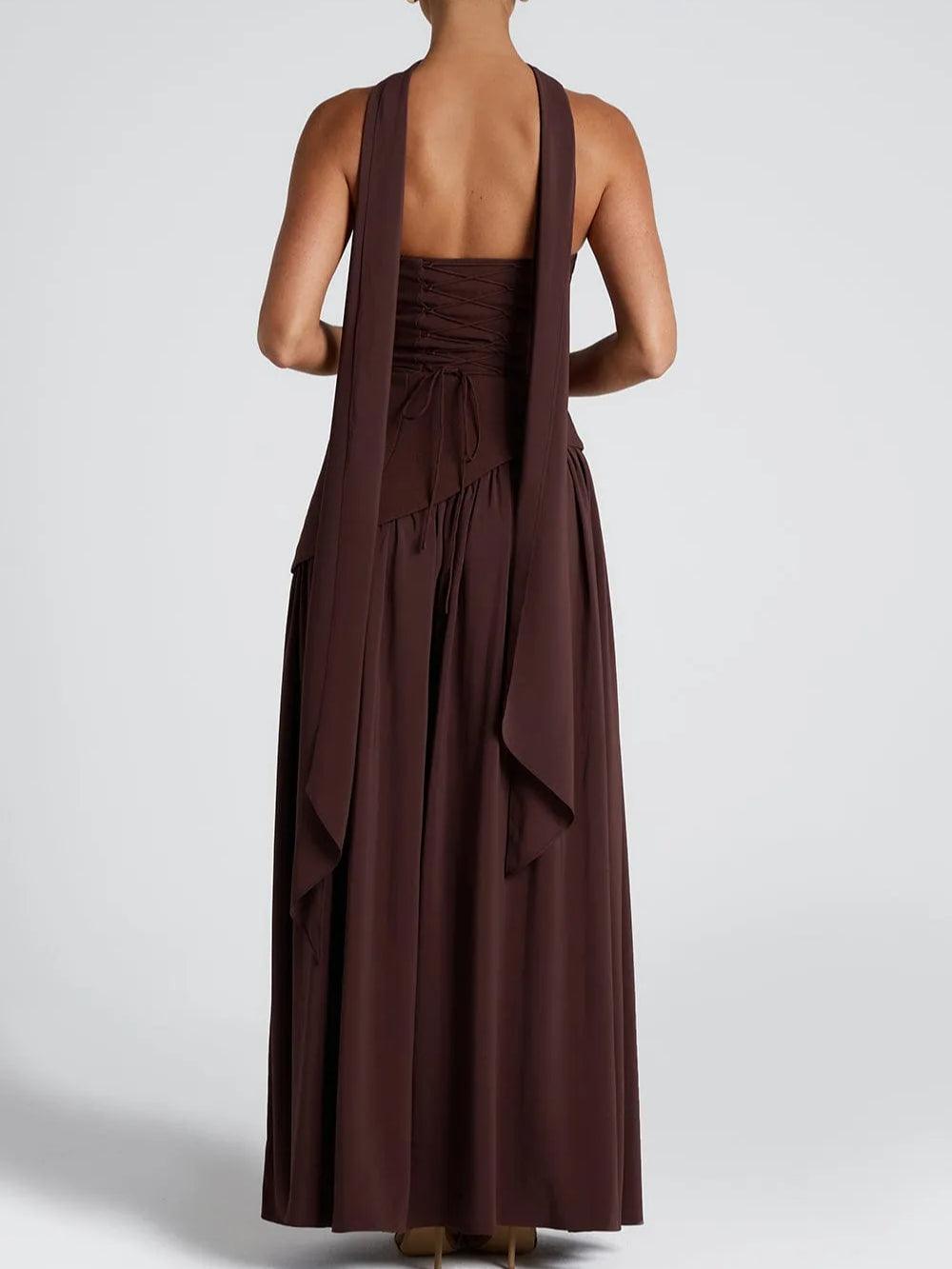 Avelisse™ | Ribboned Grace Strapless Maxi